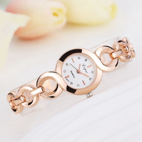 Lvpai Brand Fashion Bracelet Watch Women Alloy Luxury Watch Quartz Wristwatch Classic Gold Ladies Casual Business Watch ► Photo 1/6