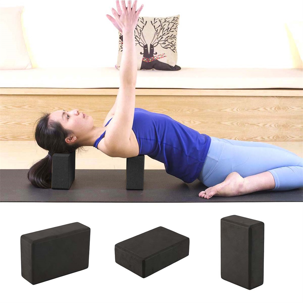 Block Brick Foam for Fitness Pilate Long Yoga Stretch Strap Training Belt 