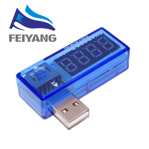 1PCS Digital Display Hot Mini USB Power Current Voltage Meter Tester Portable Mini Current and Voltage Detector Charger Doctor ► Photo 1/2