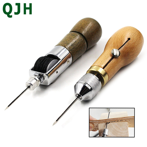 Awl leather sewing tool DIY manual sewing machine leather craft edge stitching belt shoemaker canvas repair tool ► Photo 1/6