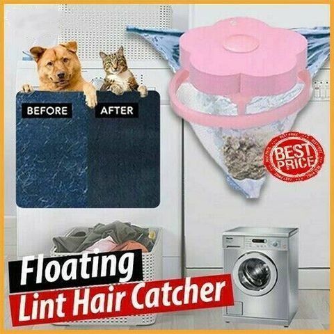 Reusable Pet Hair Remover Cat Lint Dog Fur Catcher Sofa Laundry Washing Machine