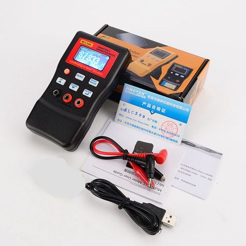 500kHz Digital Capacitance Inductance Meter AutoRanging Component Tester MLC500 LC Meter LC And RC Oscillation With SMD Clip ► Photo 1/6