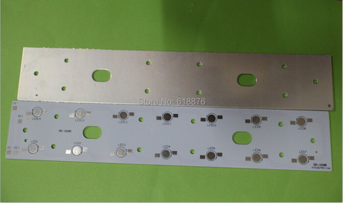 Free shipping 257mm x 47mm Aluminium PCB Circuit Board for 14PCS x 1W,3W,5W LED In Series ► Photo 1/1