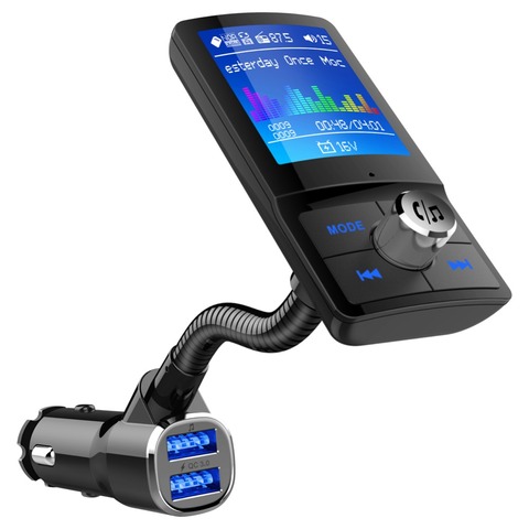 Konrisa Bluetooth FM Transmitter Aux Output 1.77