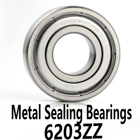 1pcs/lot 6203ZZ Deep Groove Ball Bearing Metal Sealing Bearings 6203-ZZ 6203ZZ 17*40*12mm 17*40*12 High Quality ► Photo 1/1