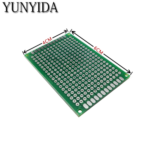 12-04 free shipping 5pcs 4x6cm  Double Side Prototype PCB Universal Printed Circuit Board ► Photo 1/1