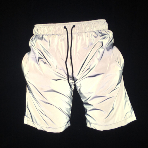 2017 Men casual full reflective hip hop shorts harajuku night club dance short pants mens fashion shiny shorts bermuda masculino ► Photo 1/6