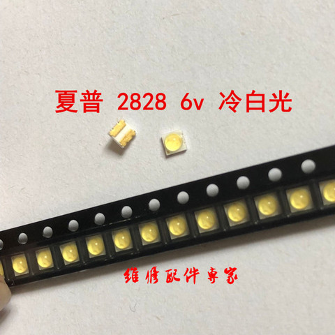 good FOR Repair Sharp LED LCD TV TV backlight lights with light beads light-emitting diode 2828 accessories 6V ► Photo 1/2