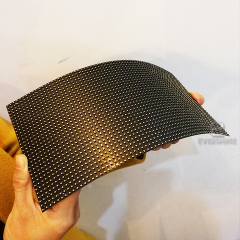 Evercollectvision HD SMD2121 256x128mm 64x32 Dots Soft Indoor P4 Flexible Full Color LED Module Use For Around LED Screen ► Photo 1/6