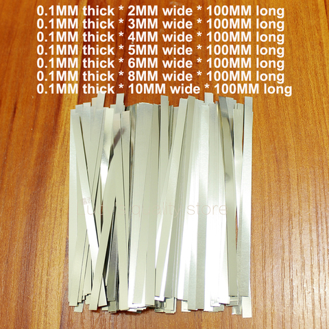 100g/bag Lithium battery nickel plated steel strip battery connection piece spot welded nickel plated SPCC ► Photo 1/6