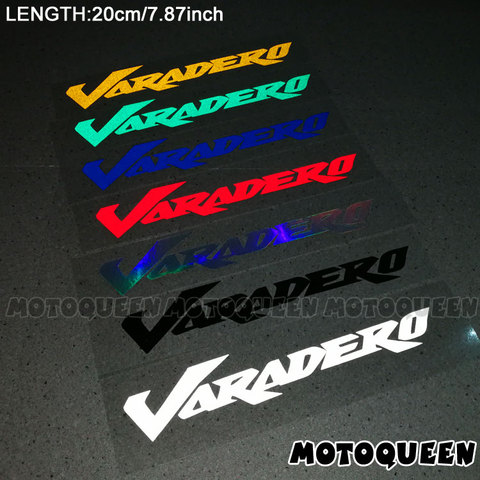 2PCS Motorcycle Wheels Fairing Helmet Tank Pad decoration logo reflective Accessories Sticker Decals For Honda Varadero 1000 ► Photo 1/4