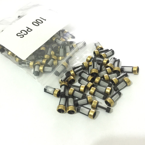 100pcs universal fuel injector micro filter 12*6*3mm basket filter fuel injector filter for bosch fuel injectors ► Photo 1/4