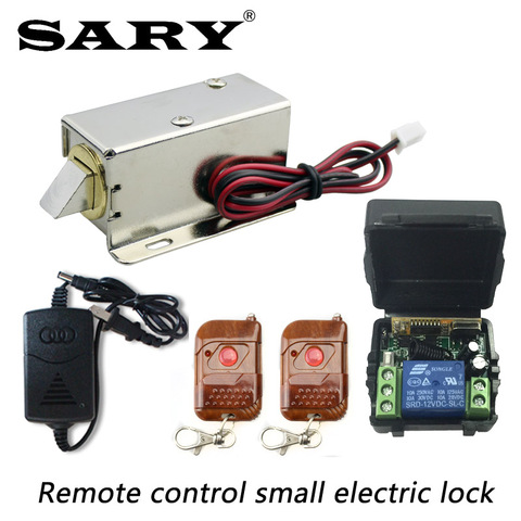 Infrared remote control electric lock wireless remote control switch electric plug lock DC12V remote control electric lock set ► Photo 1/5