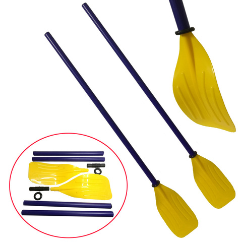 1 Pair 114cm/45inch Plastic Kayak Canoe Paddle Water Boat Rafting Oar Paddle Easy Carrying Paddle ► Photo 1/1