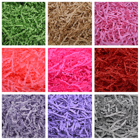50g/bag Paper Raffia Filling Material Shredded Crinkle Paper Confetti Candy Box/Gift Box Filler Wedding Birthday Party Decor ► Photo 1/6