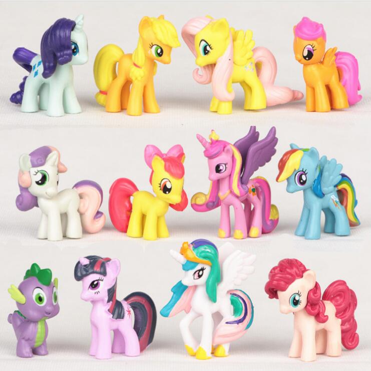 Unicorn Horse Pony Vinyl Dolls Cartoon Anime Action Figures Super Cute Toy 