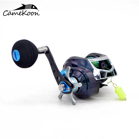 camekoon fishing reels Offshore Trolling Reel, 6.3:1 High Retrieve Jigging Reel, Rigid Aluminum Frame, 9+2 Stainless Steel Ball Bearings, Overhead Lever Drag Reel : Sports & Outdoors CAMEKOON Low Profile Baitcasting Fishing
