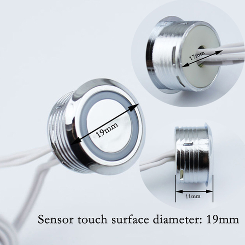 1pc Mini DC12V Touch Sensor Switch LED Lamp Strip Closet Detector Switch For Intelligent Home Light Closet Corridor ► Photo 1/6