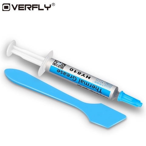 Overfly Universal Thermal Grease Syringe Silver CPU Chip Heat sink Paste with A Plastic Tool For 2G HY810-OP2G ► Photo 1/1