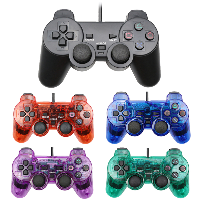Wired controle for Sony PS2 Gamepad for Mando PS2 Joystick for Playstation 2  Vibration Shock Joypad