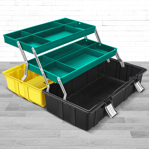 Plastic Tool Box Hardware Toolbox Multi-function Car Repair Box Multi Layer Storage Box Household Maintenance Electrician Box ► Photo 1/1