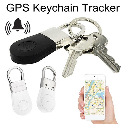 Wireless GPS Keychain Tracker R2 Bluetooth Locator Anti-Lost Alarm Selfie Shutter Smart Key Finder Child Pet Protection Device ► Photo 1/6