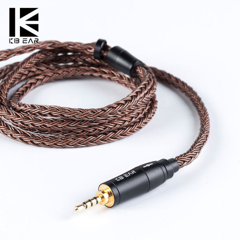 KBEAR 16 Core Upgraded Pure Copper Balanced Cable 2.5/3.5/4.4MM with MMCX/2PIN/QDC for KZ ZS10 Pro ZSX C12 BLON BL-03 BL-05 BL05 ► Photo 1/6