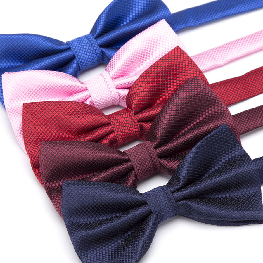 Womens Girls Fashion Party Banquet Solid Color Adjustable Bow Tie Necktie NEW 