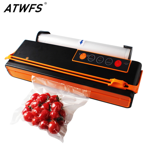 Vacuum Sealer Packing Machine Packaging Food Saver Sealing Machine with Automatic Cutting Vacuum Bag 10pcs for free ► Photo 1/6