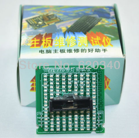 Free shipping 775 CPU Socket tester card for desktop 775 with light tester 775 Dummy Load ► Photo 1/3