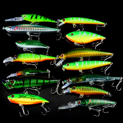 New Set Mixed 14pcs/Lot Good Quality Fishing Lure 14 Models Crankbait Bait  Artificial Make Fish Baits Wobbler Fishing Tackle - Price history & Review, AliExpress Seller - LINGYUE Official Store