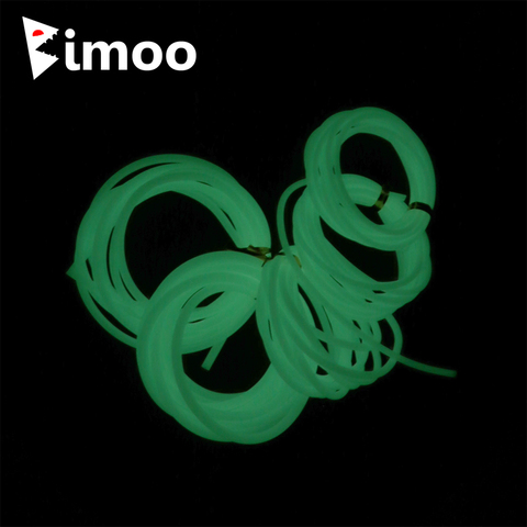 Bimoo 2m/bag Premium Soft Fishing Silicone Lumo Tube Green Glow Fishing Rubber Tube with High Brightness & Long Lumo Period ► Photo 1/6