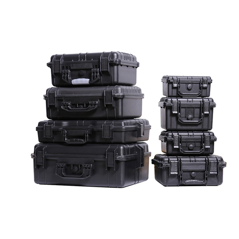 Outdoor Shockproof Waterproof Boxes Protective Safety Case Plastic Tool Box Dry Box Safety Equipment Tool Storage with Sponge ► Photo 1/1
