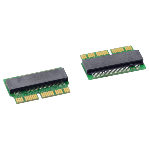 M key M.2 PCIe NVMe SSD Adapter for MACBOOK Air Pro 2013 2014 2015 2016 2017 A1465 A1466 A1398 A1502 iMAC A1418 Mac mini A1347 ► Photo 1/6