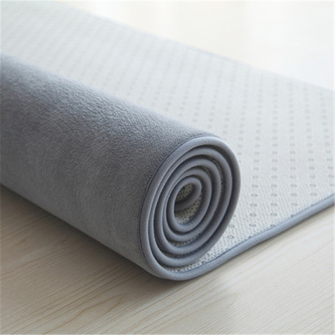 2022 new children crawling mat thick coral fleece carpet fluff rug living room coffee table bedroom bedside blanket baby cushion ► Photo 1/6