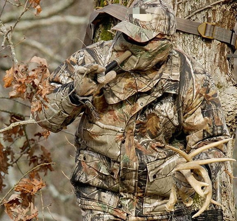 Men Breathable Camouflage Hunting Clothes Tactical Ghillie Suits Fishing Camping Training Suit Jacket Pants Set ► Photo 1/6