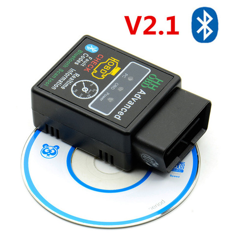Bluetooth V2.1 Mini Elm327 obd2 scanner OBD car diagnostic tool code reader For Android Windows Symbian English ► Photo 1/2