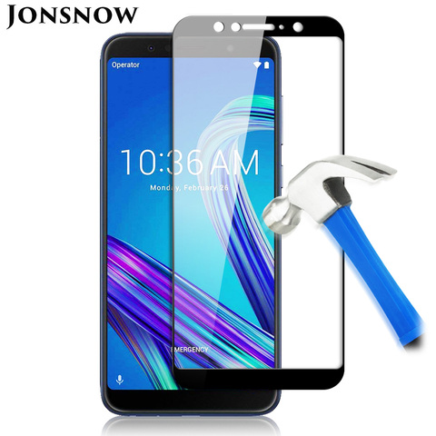 Tempered Glass for ASUS ZenFone Max Pro M1 ZB602KL ZB555KL Full Screen Protector for Asus Zenfone 5 ZE620KL Protective 9H Glass ► Photo 1/6