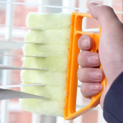 Microfiber Window Cleaning Brush Venetian Blind Cleaner Brush Cleaning Tool Washable Air Conditioner Duster Blinds Cloth Tools ► Photo 1/6