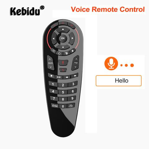 Kebidu G30S Remote Control 2.4G Wireless Voice Air Mouse 33 Keys IR Learning Gyro Sensing Smart Remote For Game Android Tv Box ► Photo 1/6