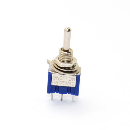 10Pcs DIY Toggle Switch ON-OFF-ON 3 Pin 3 Position Mini Latching MTS-103 AC 125V/6A 250V/3A Power Button Switch SPDT Car Auto ► Photo 1/2