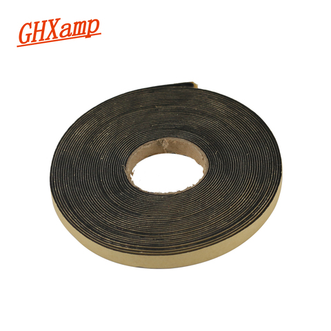 GHXAMP 2 Meter 10*1MM EVA Speaker repair Sealing Strip loudspeaker Black Single-sided plastic shockproof absorber Gasket seal ► Photo 1/6
