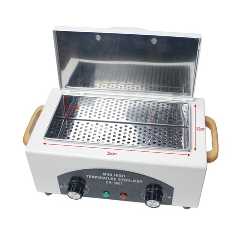 Nail Sterilizer Dry heat  ch-360t - Sanitising Box For Tattoo, Manicure Tool in Beauty Spa Manicure Sets ► Photo 1/5