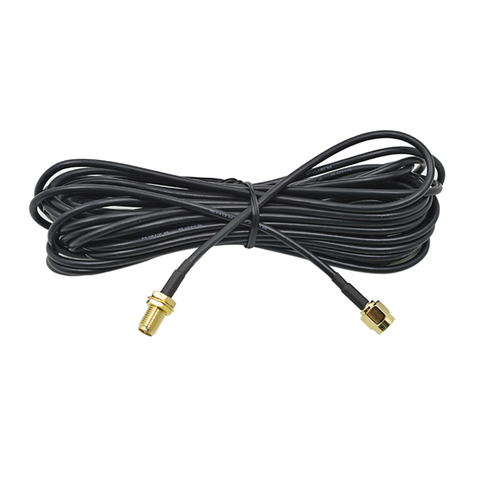 CHIPAL 2022 RG174 Length 3 Meter Extension Cable RP-SMA  Male to Female Connector WiFi Wi-Fi Router Antenna Extension Wire Cord ► Photo 1/6