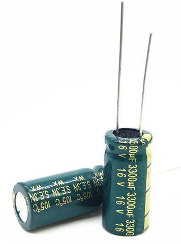 5-10pcs/lot 16v 3300uf high-frequency low-impedance high frequency low impedance aluminum electrolytic capacitor 3300uf 16v 20% ► Photo 1/1
