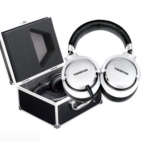 In stock, Genuine Takstar PRO82 Stereo Dynamic Hifi Headphone Adjustable Bass DJ Headset Studio Monitoring with carry case ► Photo 1/1