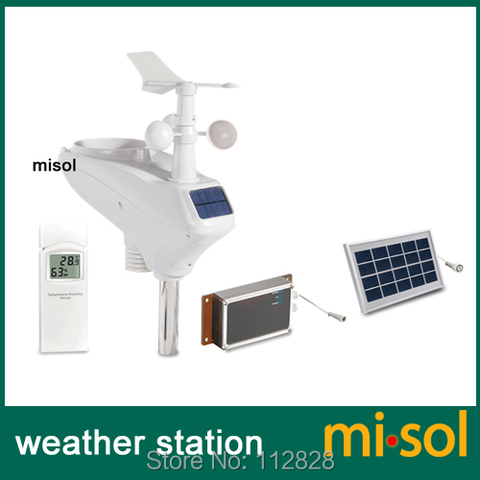 Professional weather station WCDMA/GSM, data upload to wunderground, SMS message ► Photo 1/6
