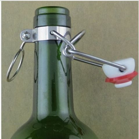 12PCS Ez cork Cap Flip Top Stopper Root Beer Bottles Replacement Swing Tops Homebrew Brewing Wine Stoppers ► Photo 1/3
