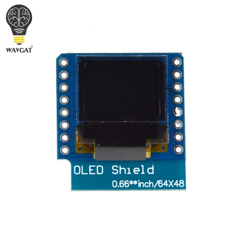 ESP32 Minikit OLED Shield for WAVGAT D1 mini 0.66