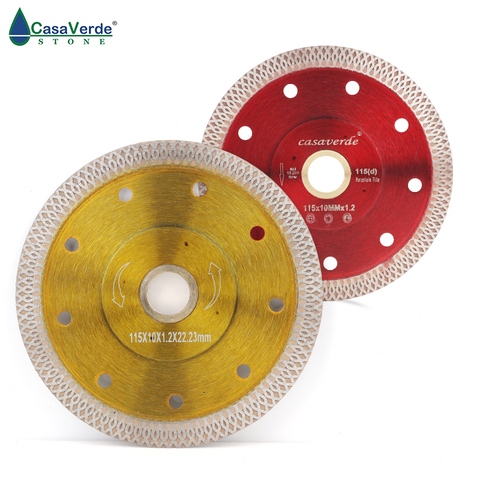 Free shipping DC-SXSB02 4.5 inch super thin diamond ceramic saw blade 115mm for cutting porcelain tile ► Photo 1/6